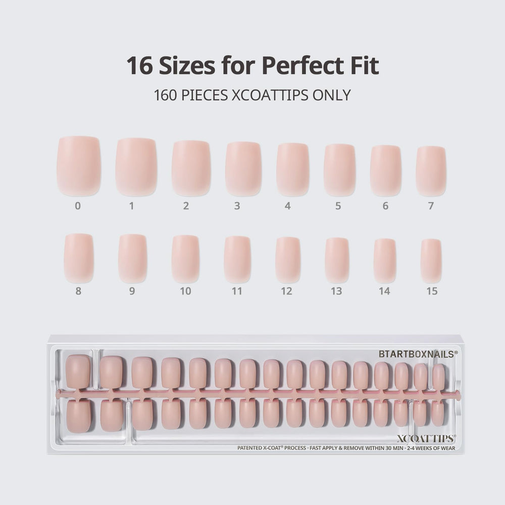 BTArtboxnails XCOATTIPS dual application options for fast or long wear