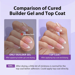 BTArtboxnails XCOATTIPS Top Coat seals edges with durable gloss.