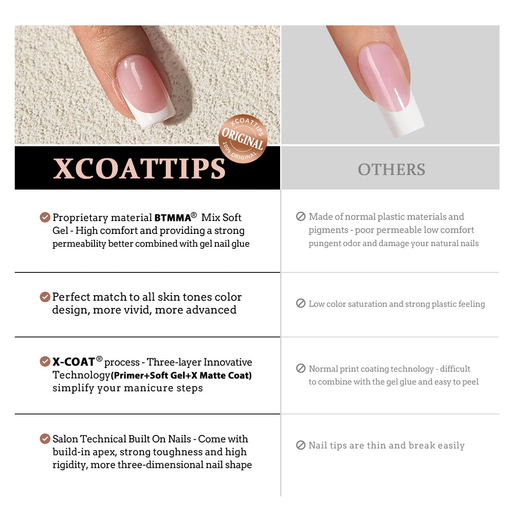 BTArtboxnails XCOATTIPS salon quality look without appointment