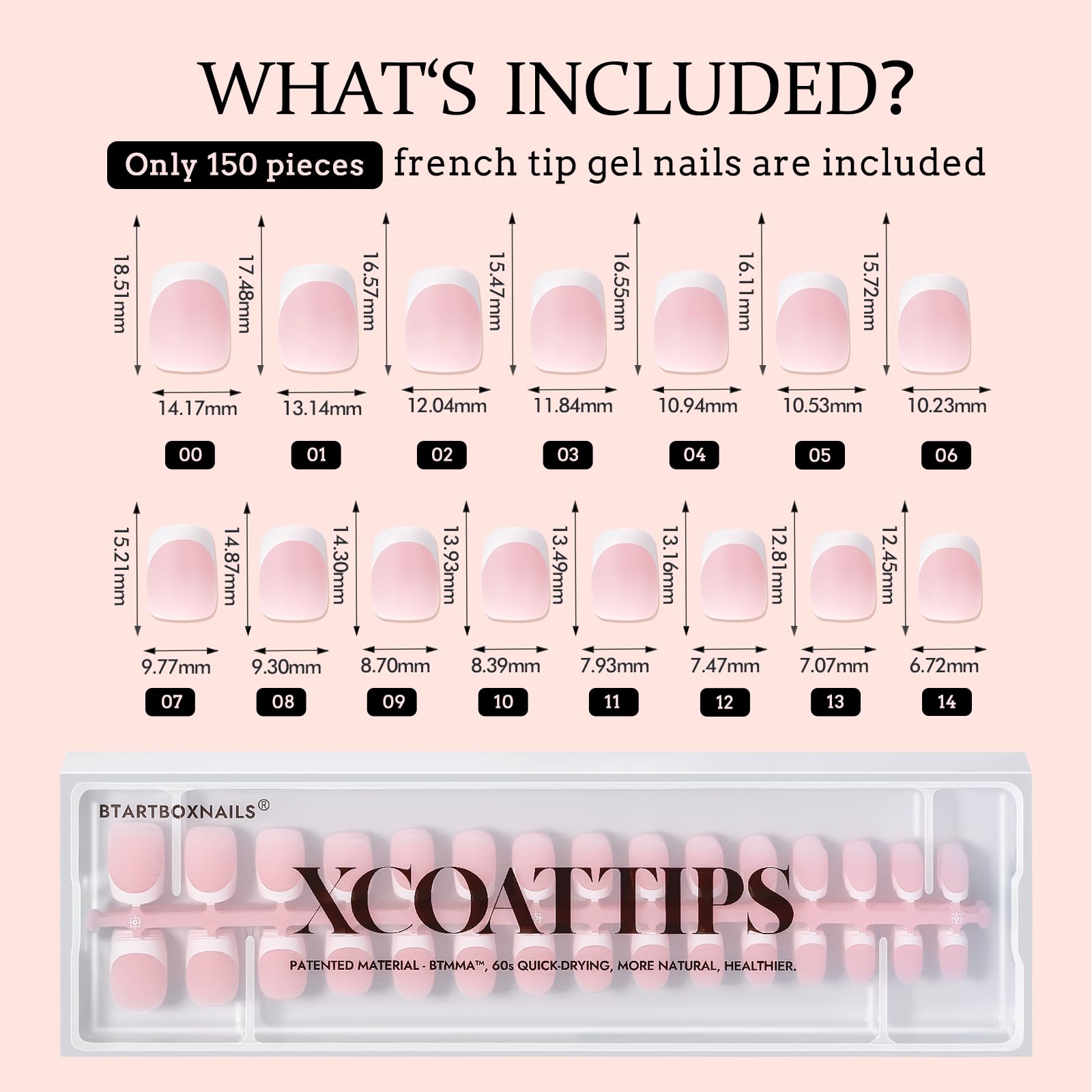 BTArtboxnails XCOATTIPS salon-look at home, save time.