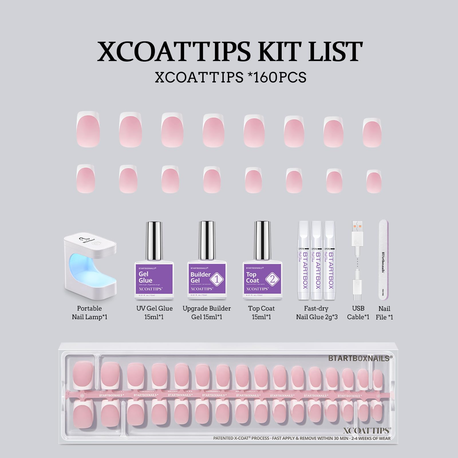 BTArtboxnails XCOATTIPS soft gel tips bend back to shape without cracks.