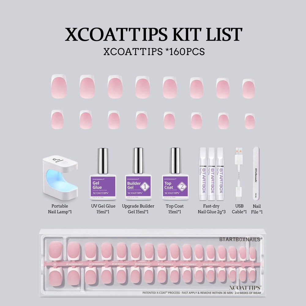 BTArtboxnails XCOATTIPS soft gel tips bend back to shape without cracks.