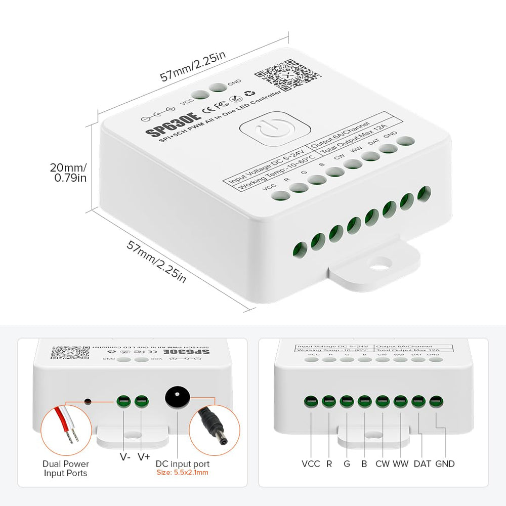 BTF-LIGHTING BanlanX app interface controls SP630E with DIY lighting options