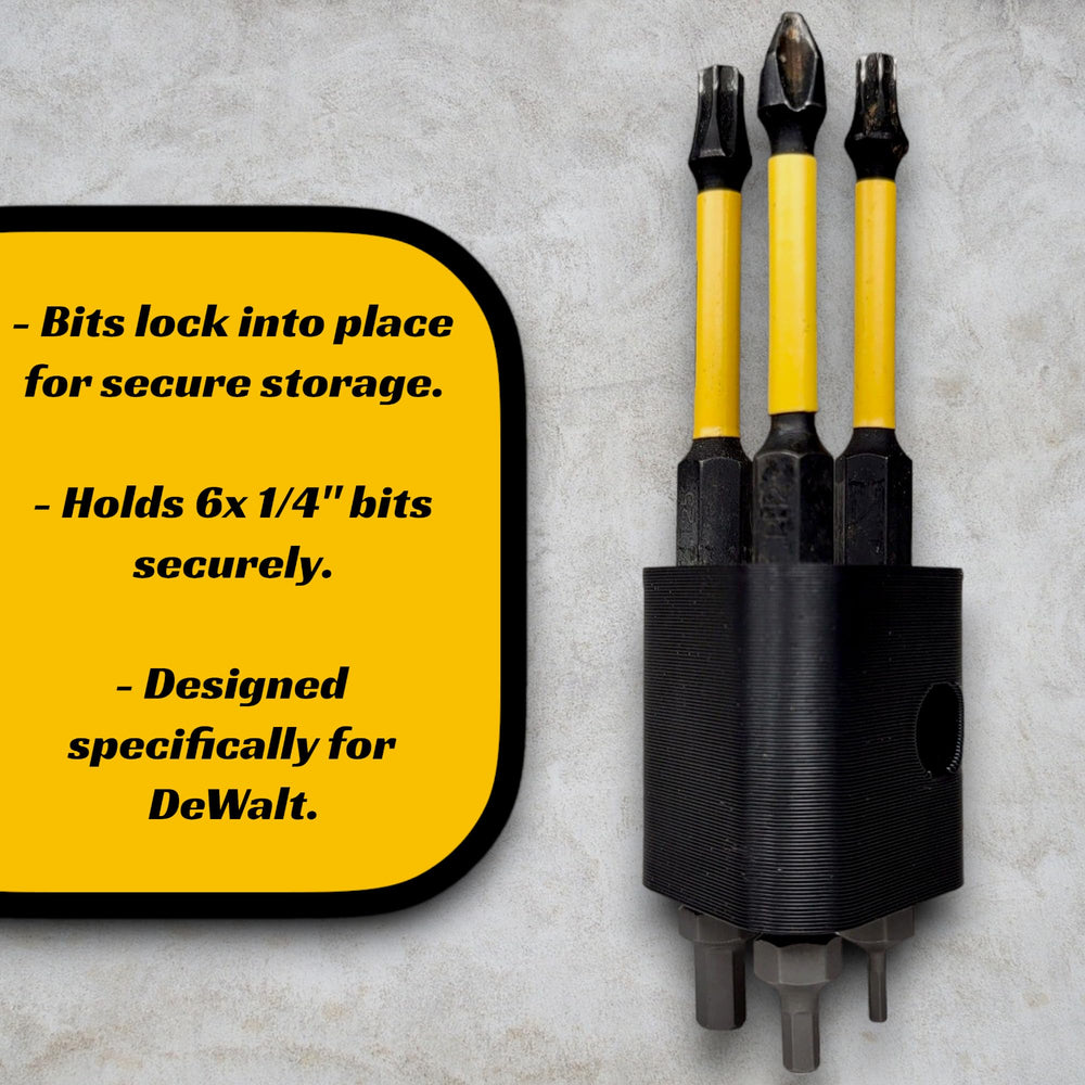 BT//FX DeWalt compatibility enables easy mounting on compatible tools