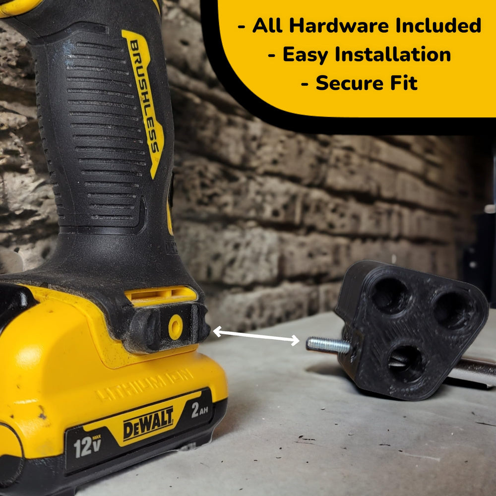 BT//FX six-bits side-mount keeps bits secure for quick on-site changes