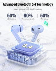 Btootos Bluetooth 5.4 connection maintains stable audio up to 15 meters.