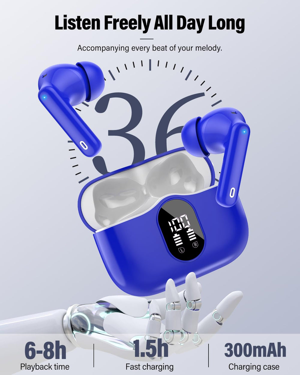 Btootos ergonomic in-ear design ensures comfortable all-day wear