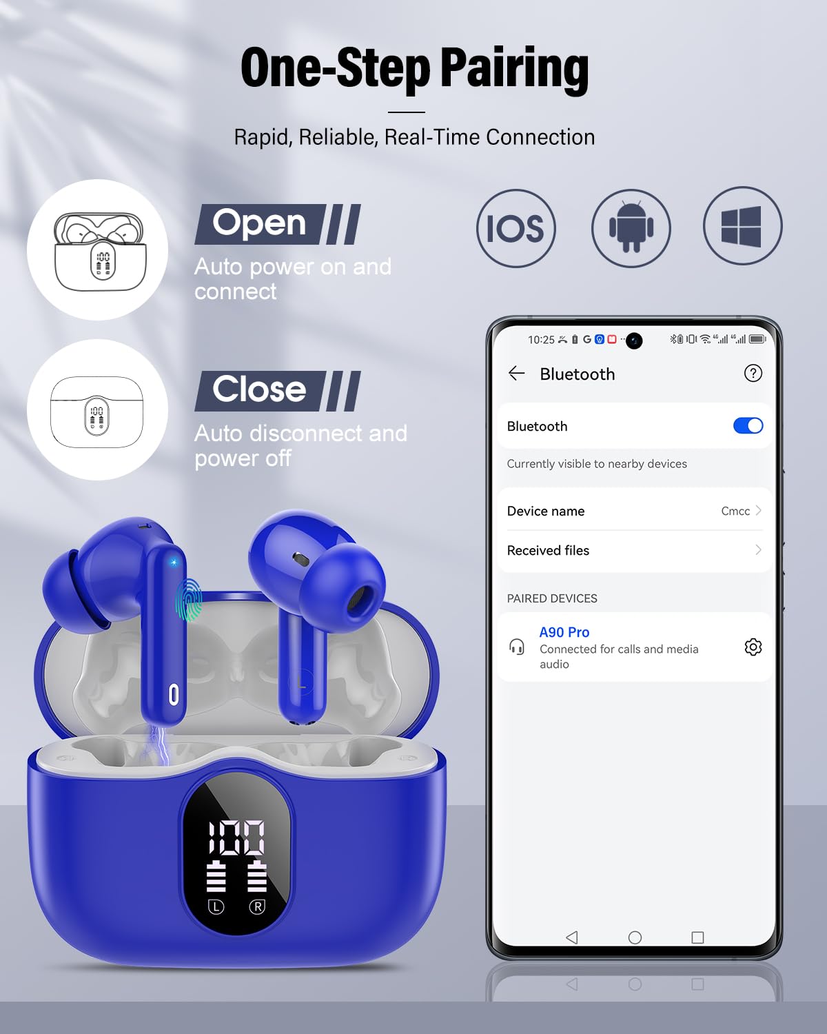 Btootos long battery life supports up to 8 hours per charge
