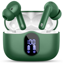 Btootos Wireless Earbuds with LED display show battery status for easy on-the-go tracking
