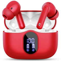 Btootos wireless earbuds with LED display case for quick battery checks on the go