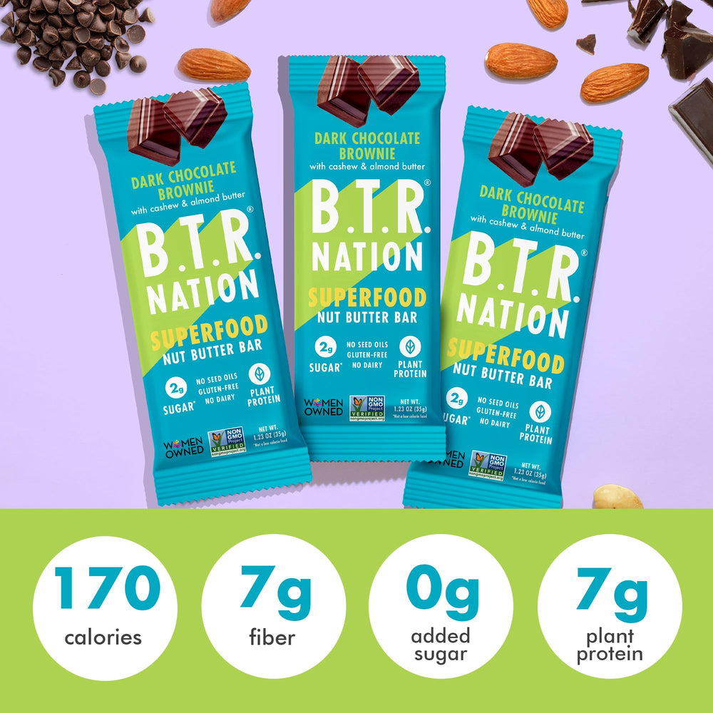 On-the-go snacking with a B.T.R. Nation bar for busy days.