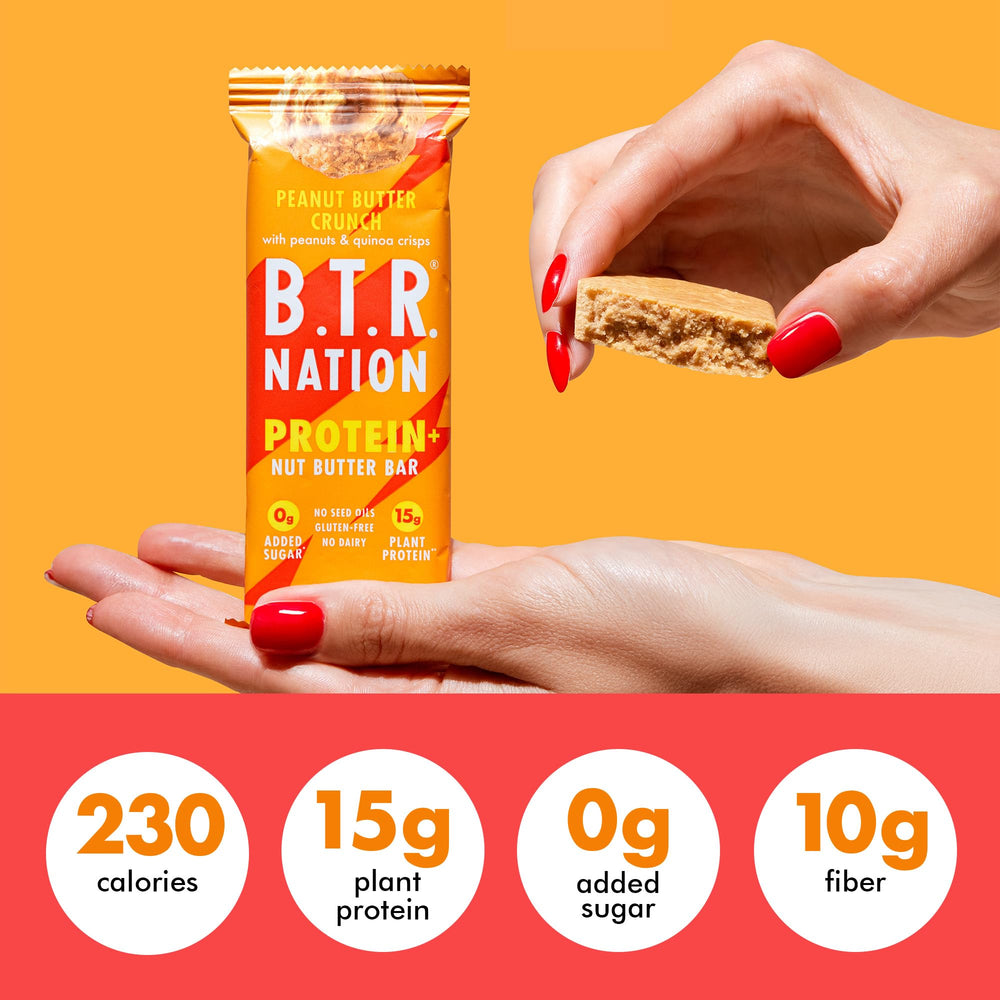 B.T.R Nation Vegan Keto On-the-Go Bar for travel and work