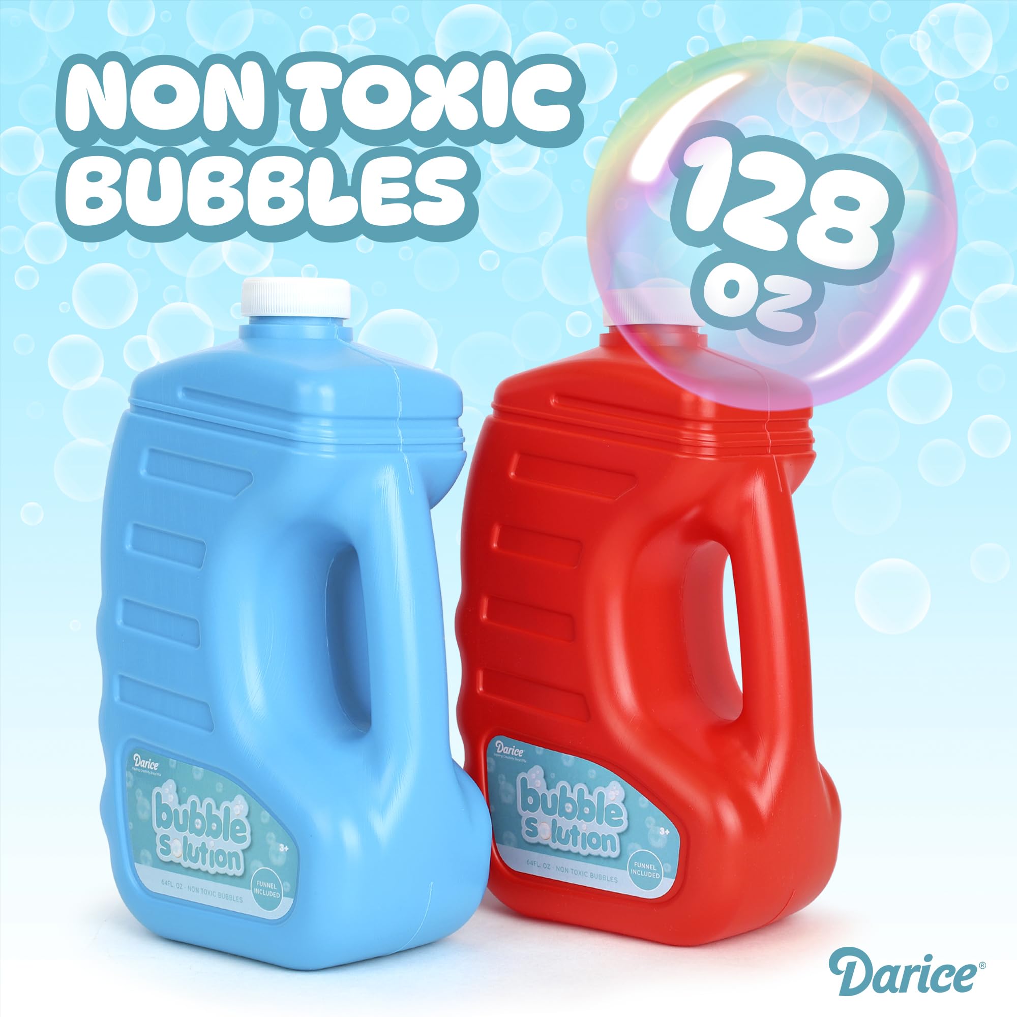 Bubble Play Darice 2Pack bottle image shows portable refill for bubble machines
