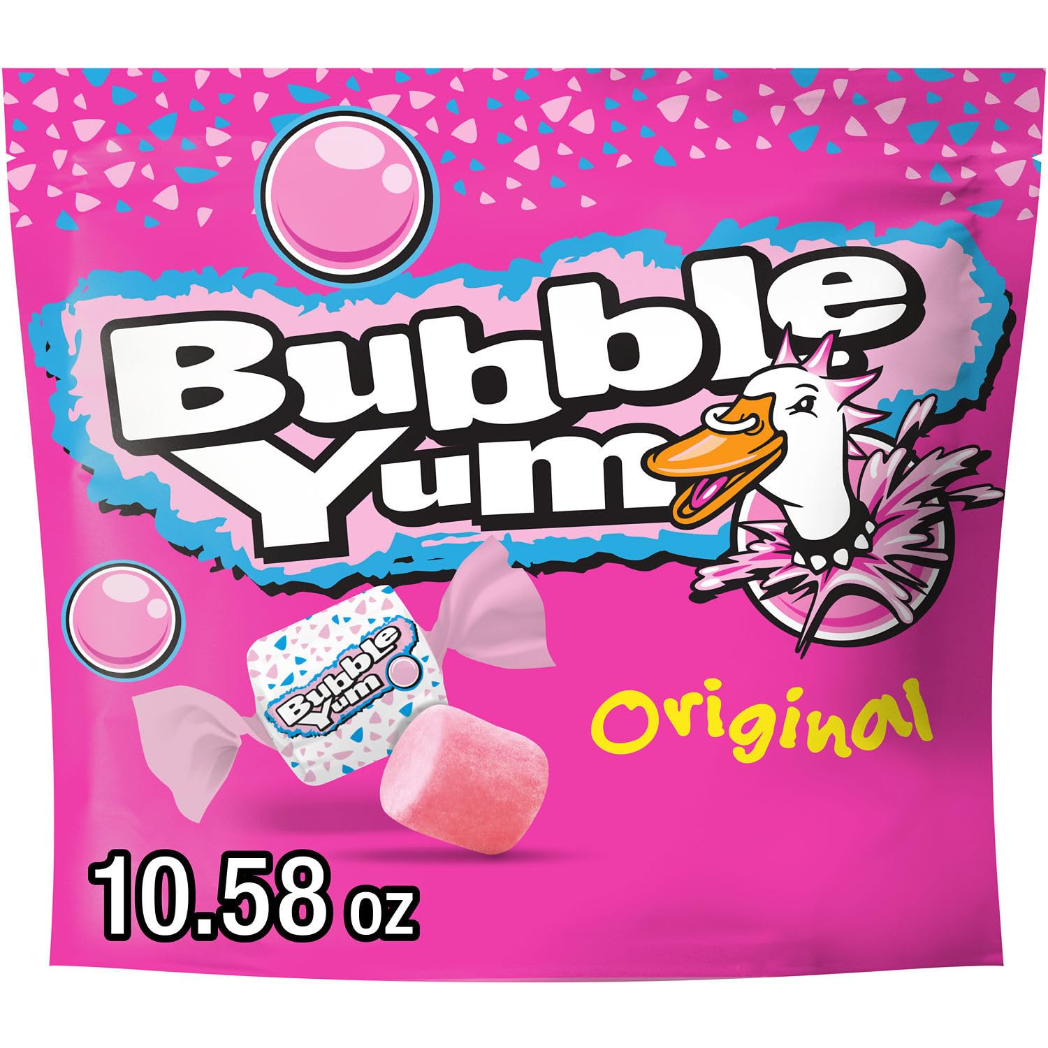 Bubble Yum Original bubble gum bag ready for shareable party moments