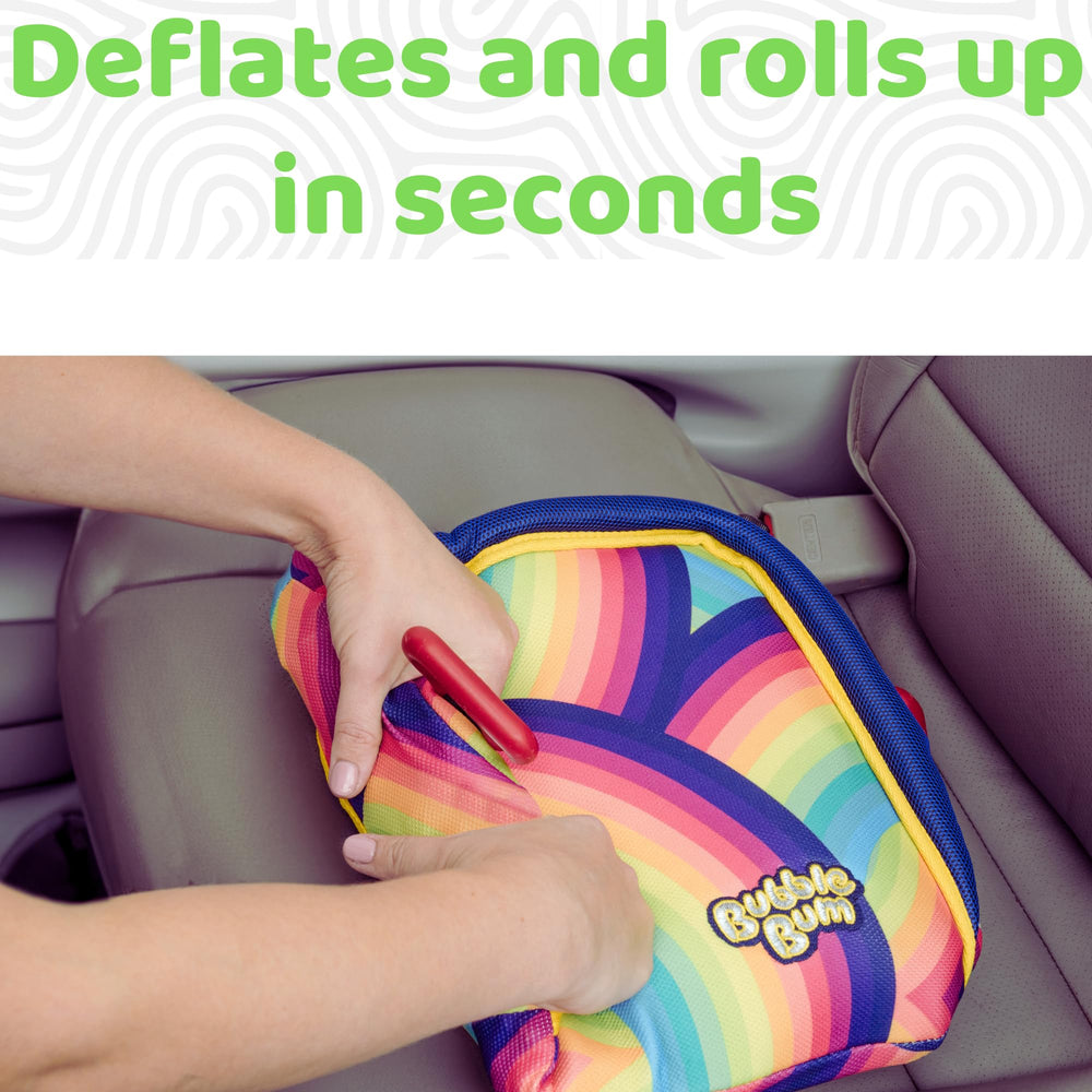 BubbleBum is travel-friendly and lightweight for family car rentals.