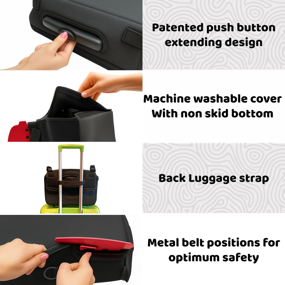 BubbleBum Teleport belt guides align the belt for proper positioning