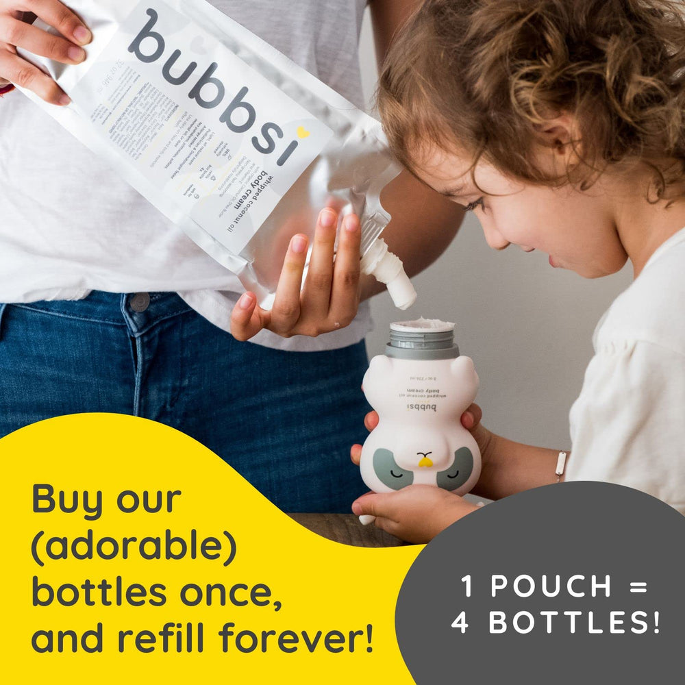 Bubbsi vegan EU-compliant label signaling clean ingredients.