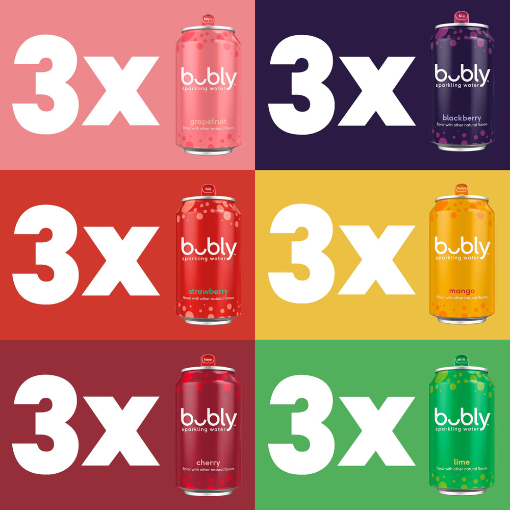 Bubly Lime sparkling water delivering bright citrus lift