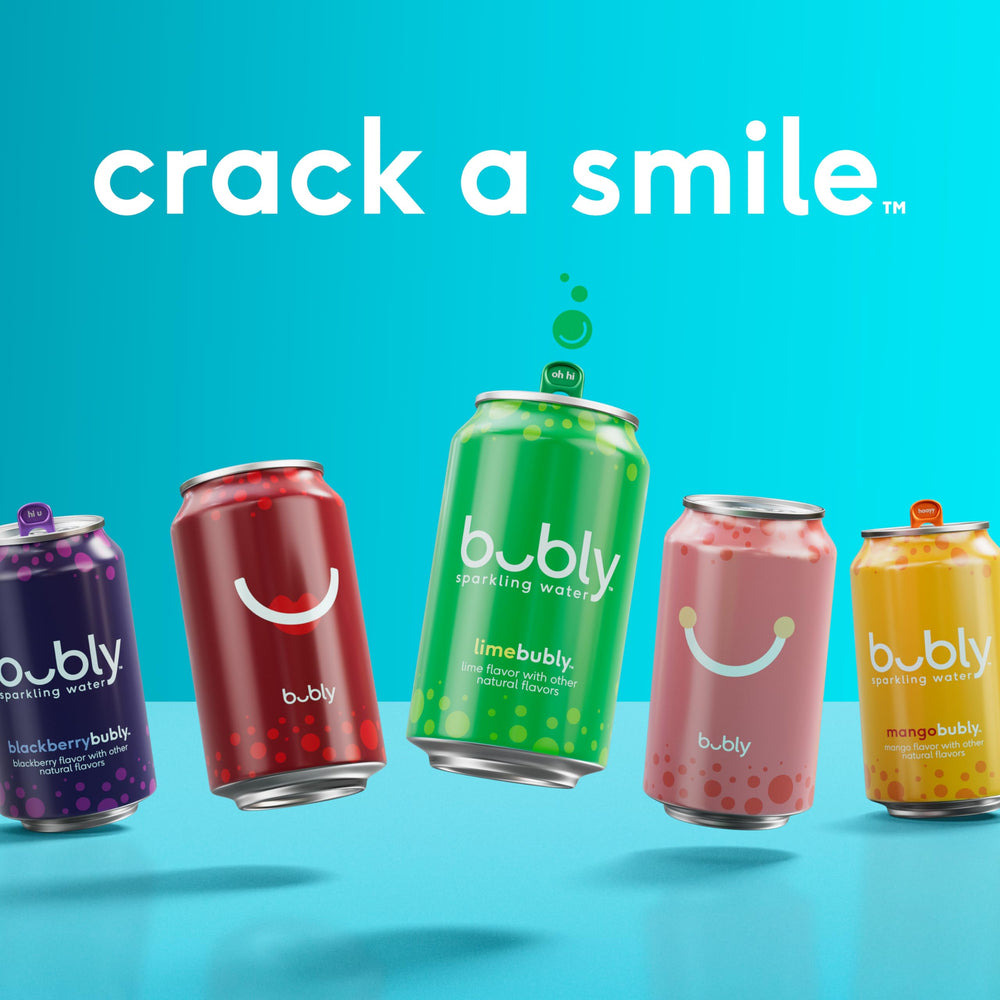 Bubly Mango sparkling water with tropical flair