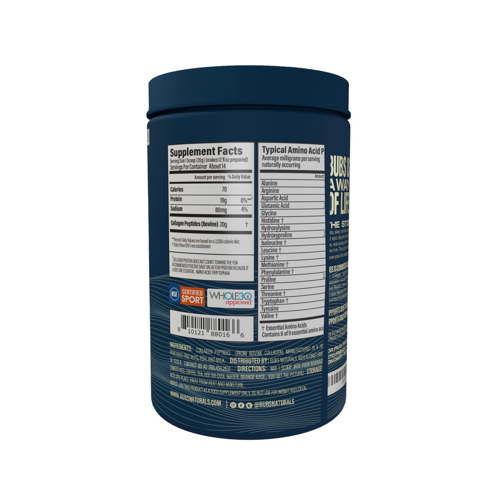 Collagen powder blended into a smoothie for protein enhancement.
