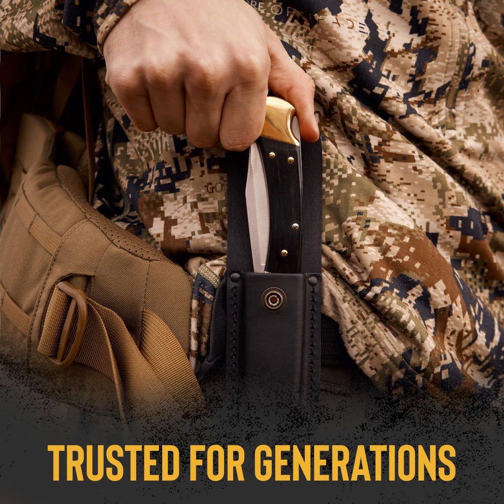 Buck Knives 110 Folding Hunter sheath included for safe carrying and quick access