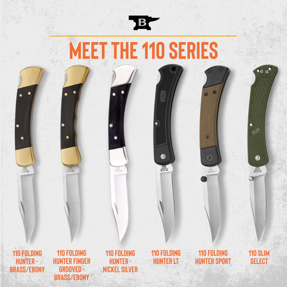 Buck Knives 110 Folding Hunter weighs 7.2 oz for balanced field use