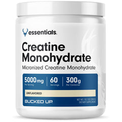 Bucked Up micronized creatine powder for easy mixing and smooth texture.