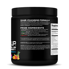 Bucked Up pre-workout taste test swatch reveals bold flavor