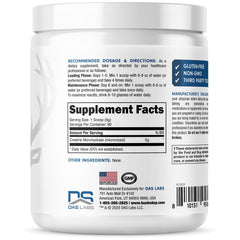 Unflavored Bucked Up creatine ideal for stacking with proteins and pre-workouts.