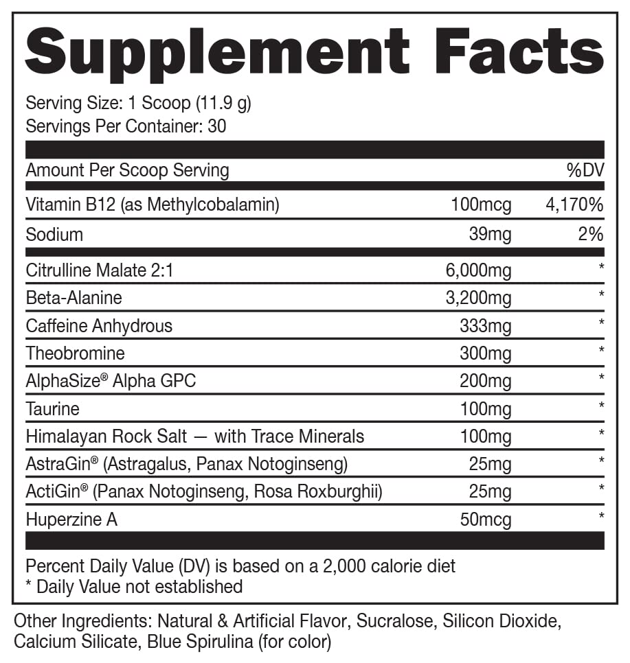 Bucked Up Woke Rocket Pop scoop for accurate dosing
