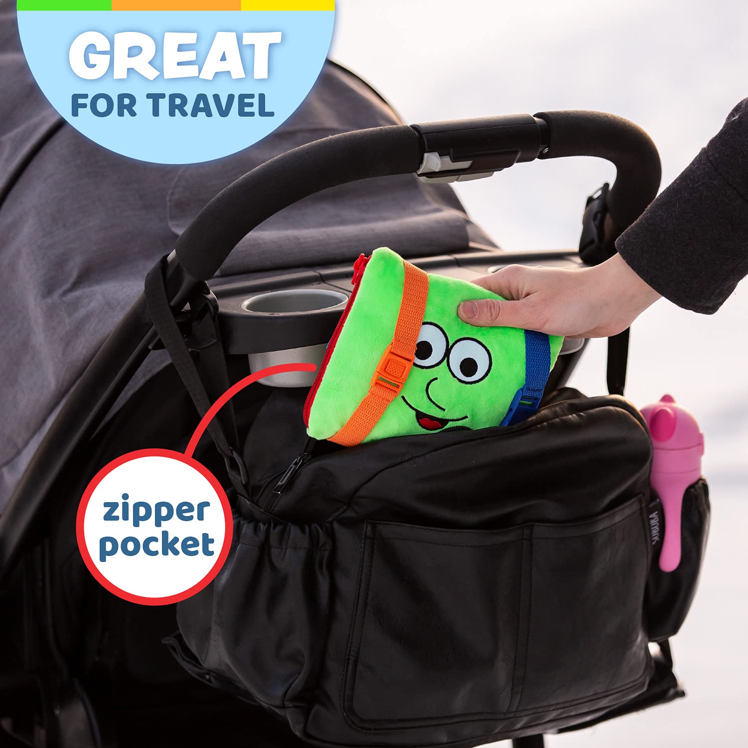 Buckle Toys Buster Square numbers and shapes come alive through texture.