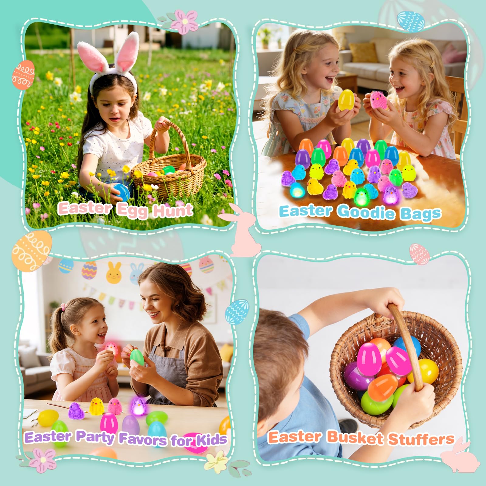 Budbof Easter gifts and party favors for baskets, hunts, and classrooms.
