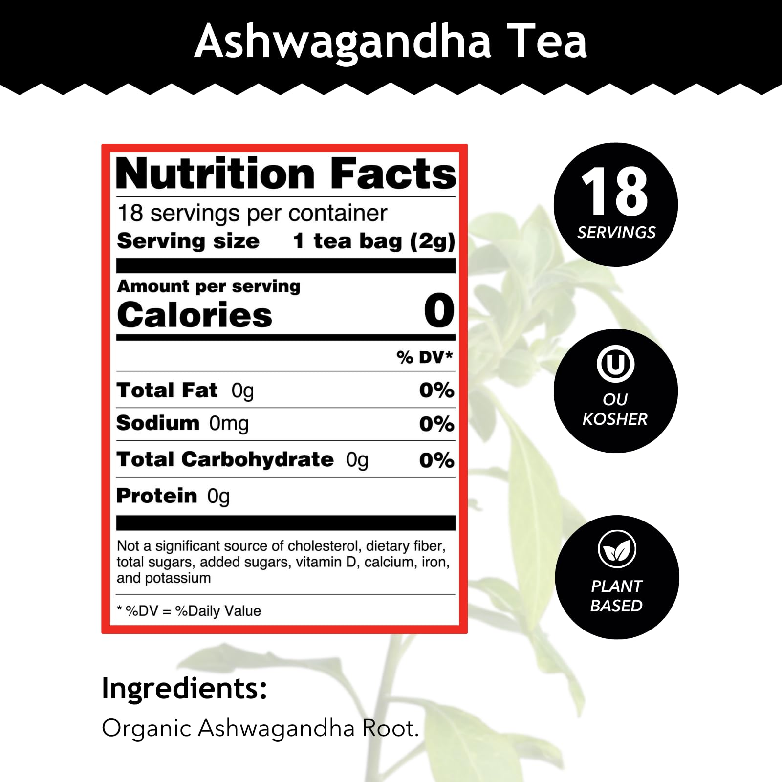 Buddha Teas Ashwagandha tea bags offer a convenient caffeine-free ritual