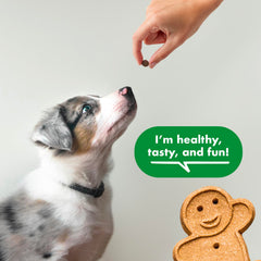 Open bag reveals 500 treats per bag for extended training.