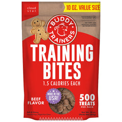 Buddy Biscuits Trainers packaging ready for on-the-go training.