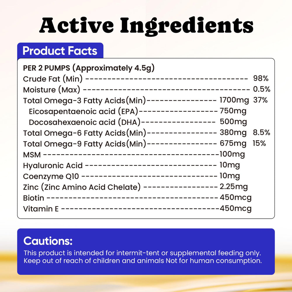 BuddyCheer 8-fish oil formula emphasizing broad nutritional benefits for pets