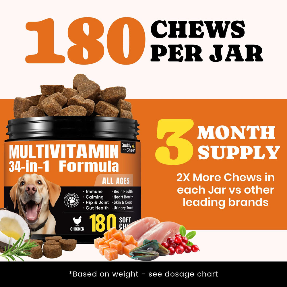 BuddyCheer 90-day supply packaging demonstrates long-term daily routine support.