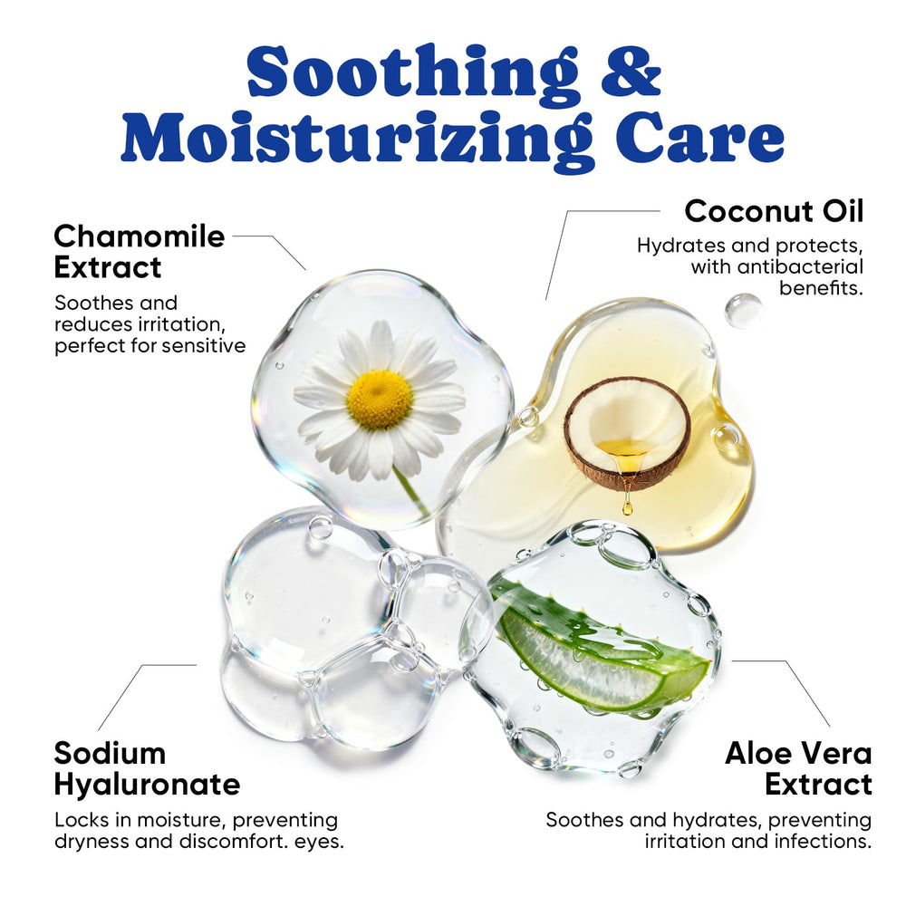 BuddyCheer Chamomile soothes irritation during wipe-down sessions.