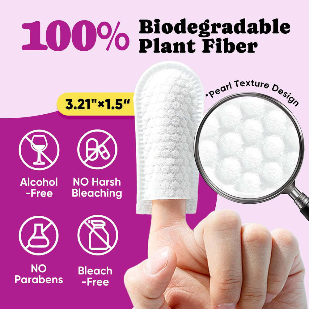 BuddyCheer flexible finger sleeve fits comfortably during cleaning