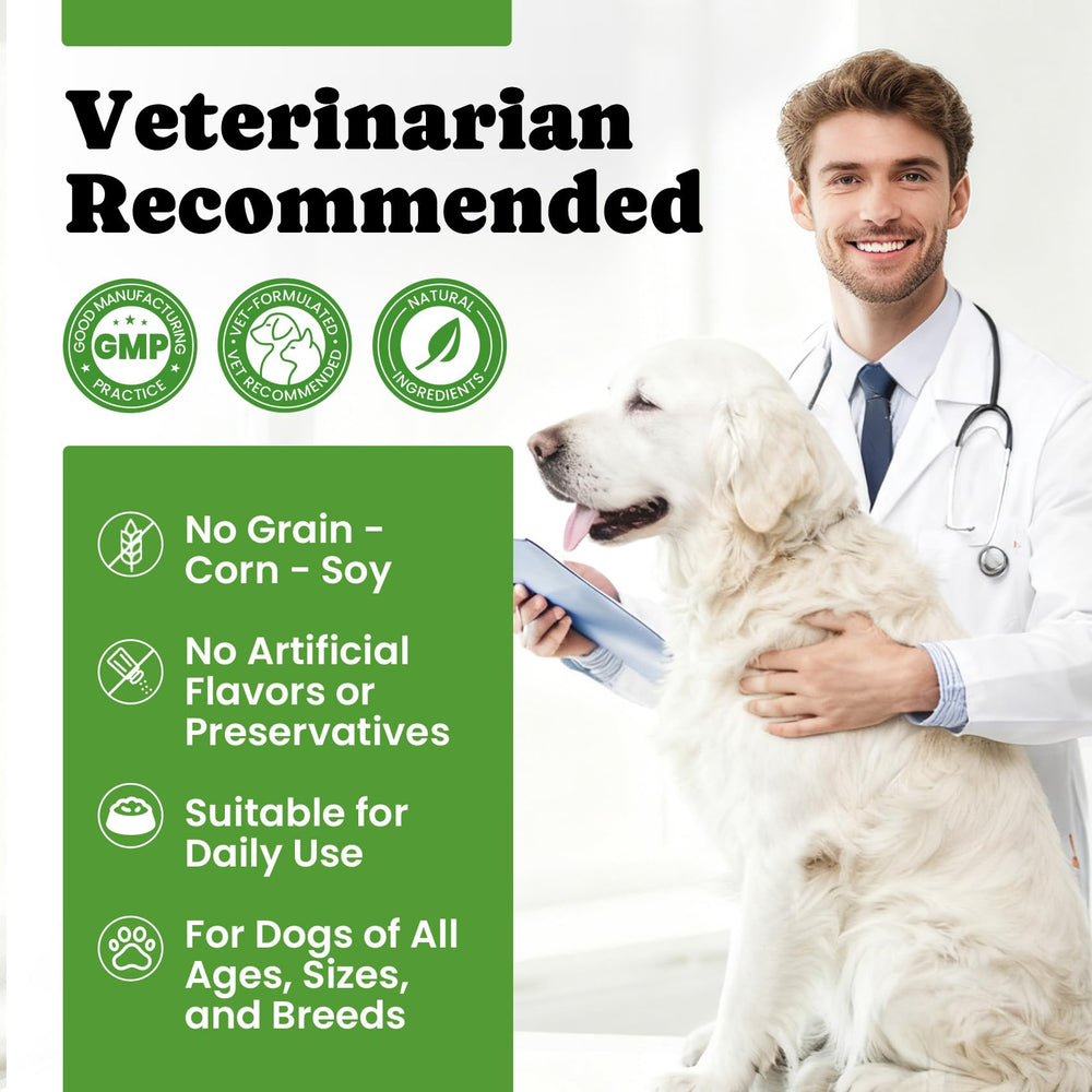 BuddyCheer Probiotics for Dogs daily-use bottle communicates convenient everyday care