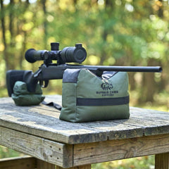 Buffalo Creek Supplies quick-connect system joining front and rear bags for organized transport.