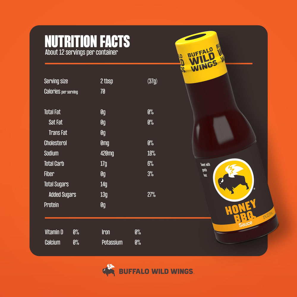 Buffalo Wild Wings Honey BBQ sauce pour over ribs for a glossy glaze