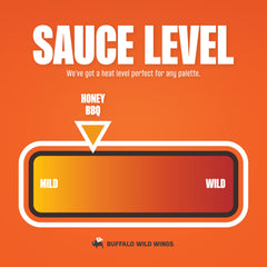 Buffalo Wild Wings Honey BBQ sauce brushed on wings during grilling