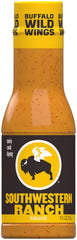 Buffalo Wild Wings Southwestern Ranch bottle pour with creamy smoky flavor for wings.