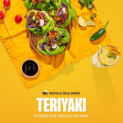 Buffalo Wild Wings Teriyaki Sauce as a marinade and glaze for flavorful chicken.