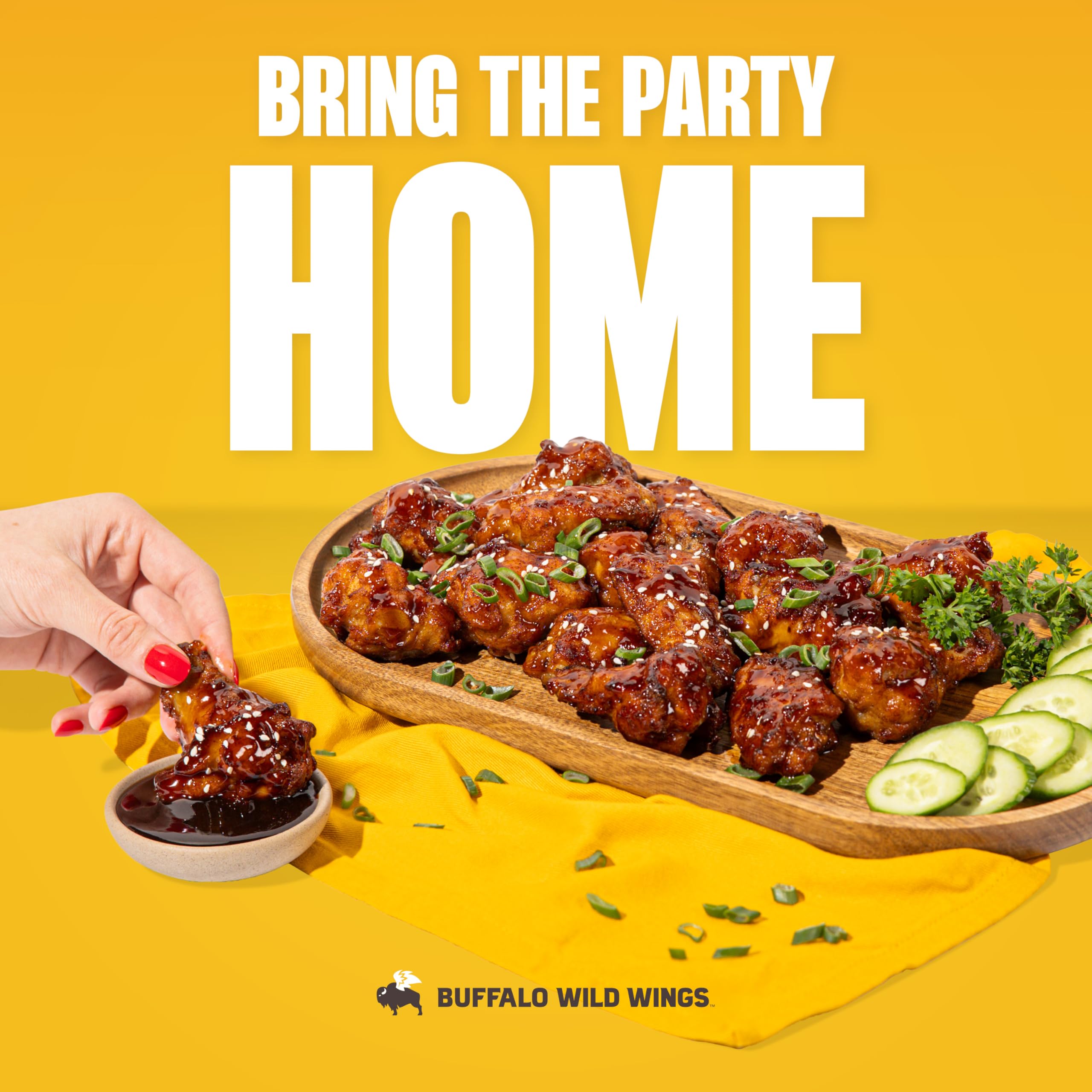Buffalo Wild Wings Teriyaki Sauce as a salad dressing with depth.