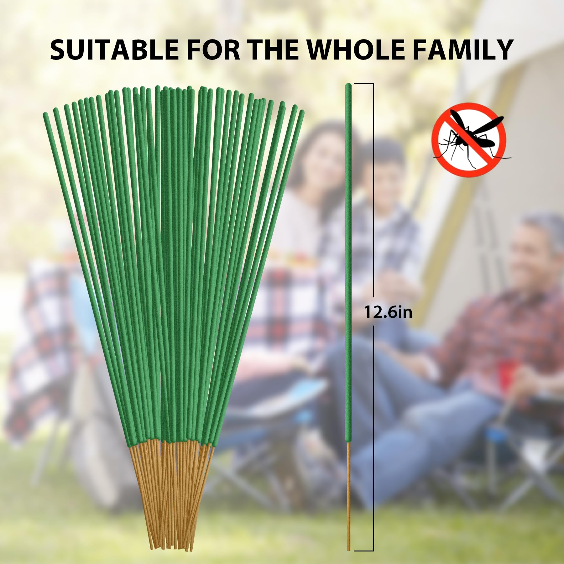 BugBai natural repellent stick with lemongrass and rosemary for calm spaces