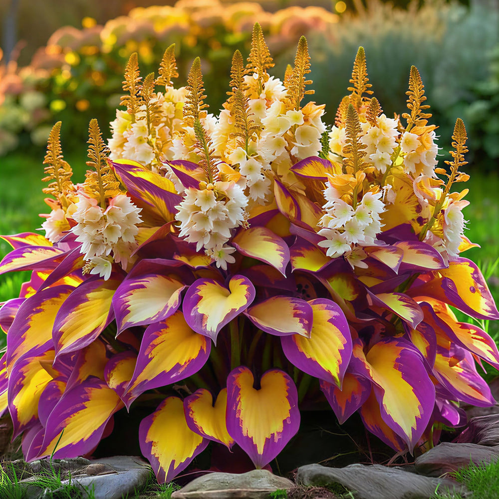 BuggyBeds Hosta shades enhance gardens with calming blue-purple-white foliage