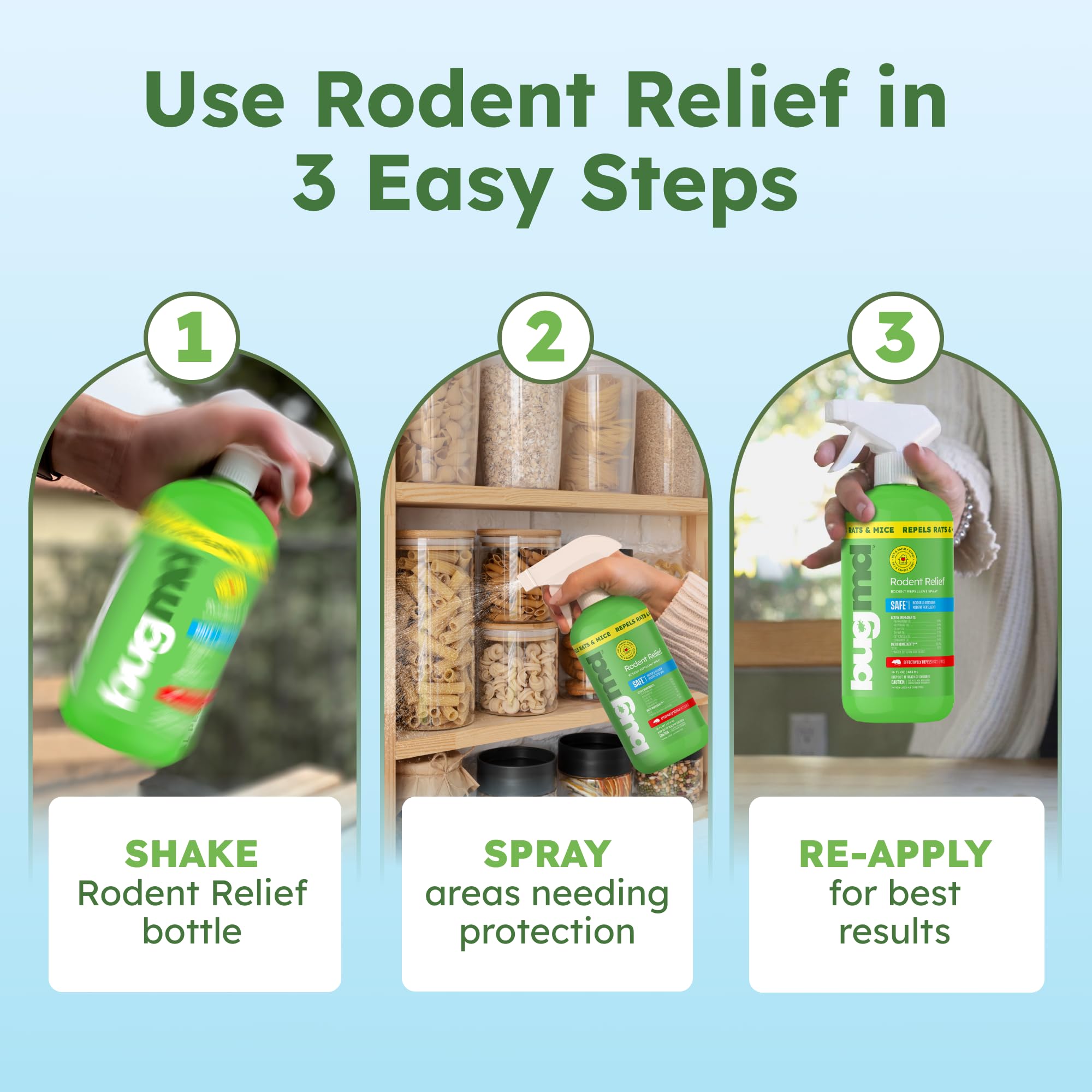 BugMD natural ingredients cinnamon-clove-rosemary highlight plant-based deterrence.