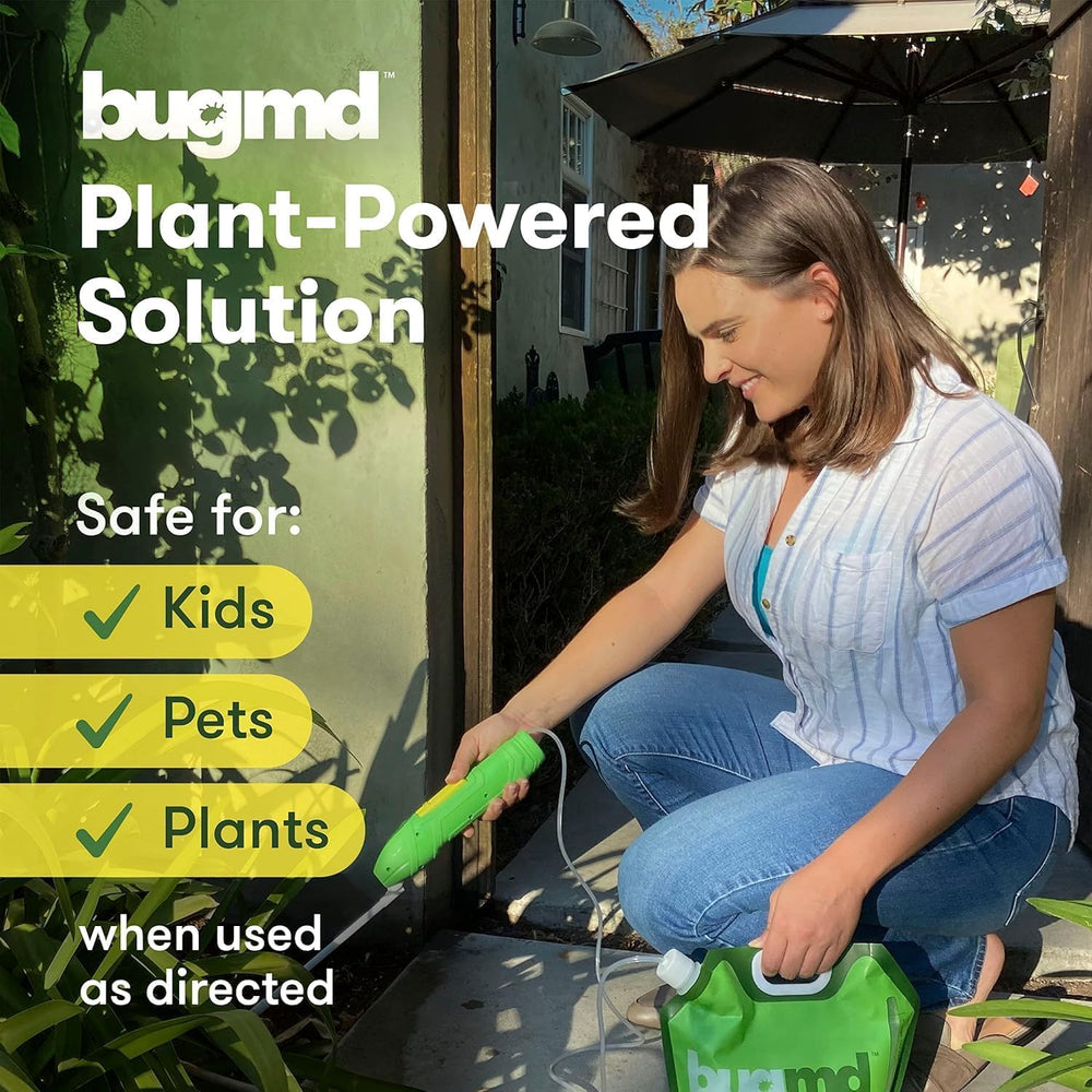 BugMD Pest Blaster Kit batteries included for immediate, mess-free spraying out of the box.